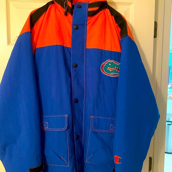 Men’s XL Champion parka University of Florida theme with official Gator TM